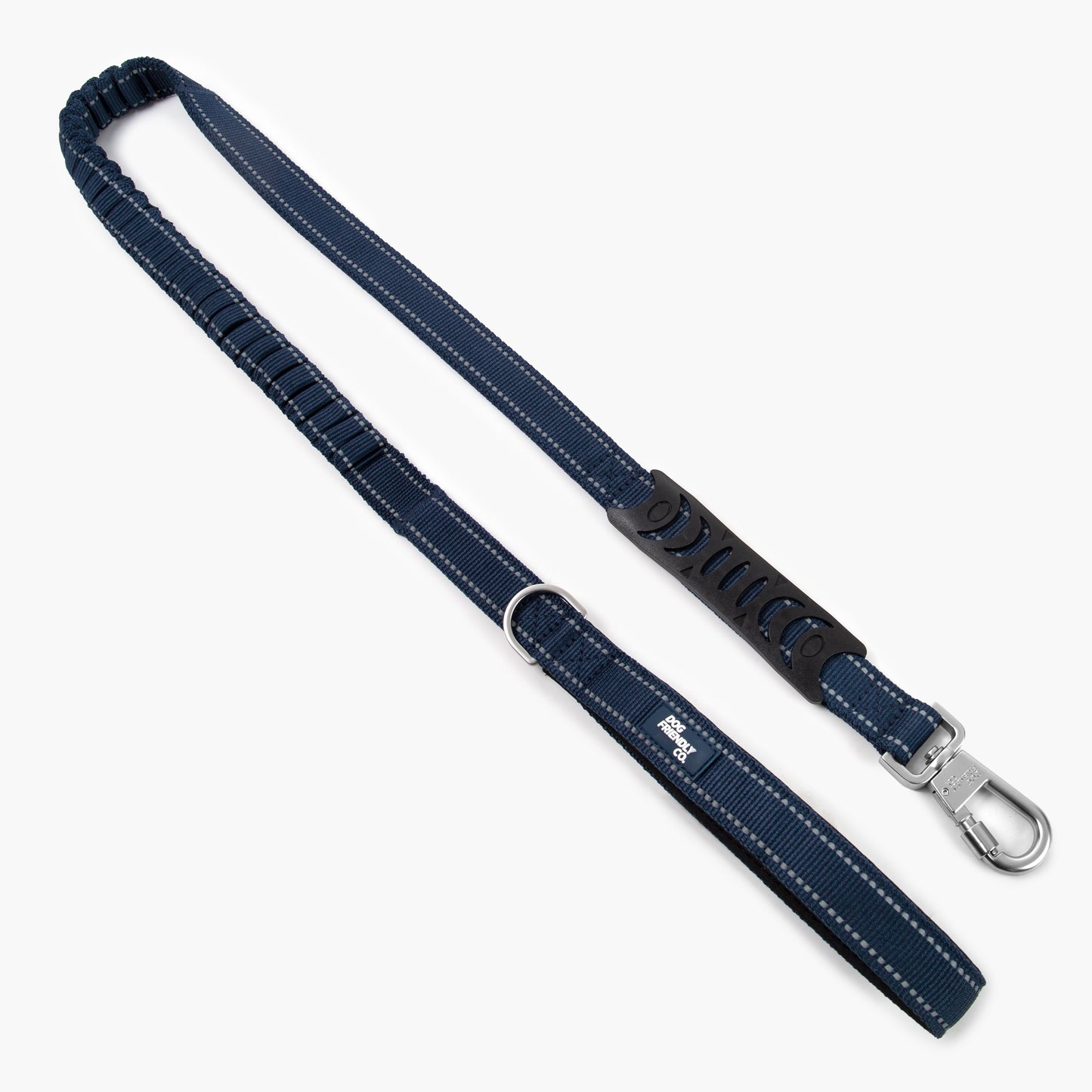 Bungee Dog Leash - Navy Blue