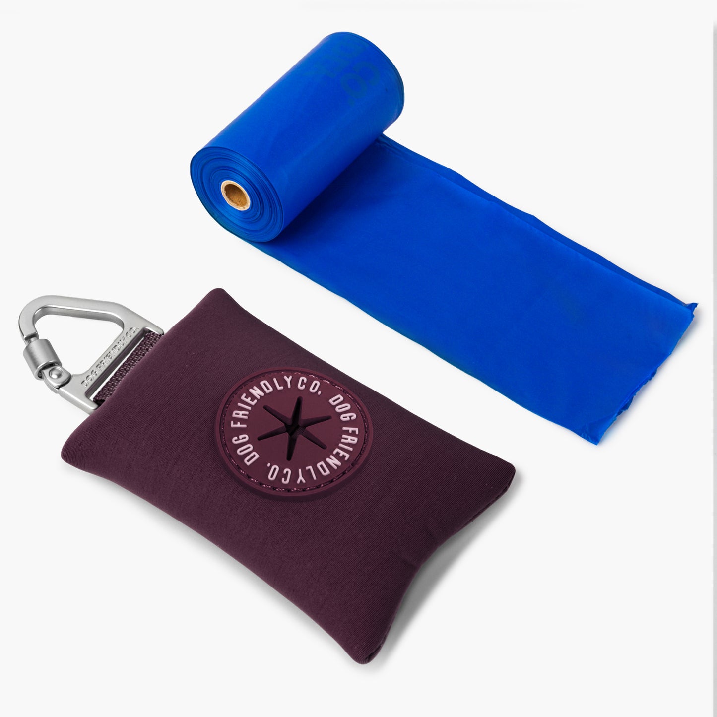 Dog Poop Bag Holder - Burgundy