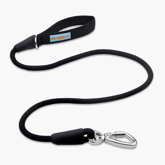 Rope Dog Leash - Black