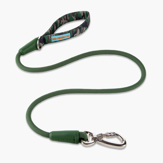 Rope Dog Leash - Green Camo