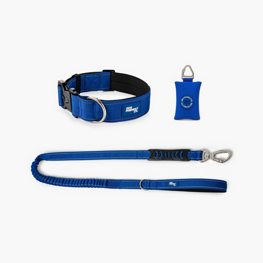 Collar Walk Set - Classic Blue