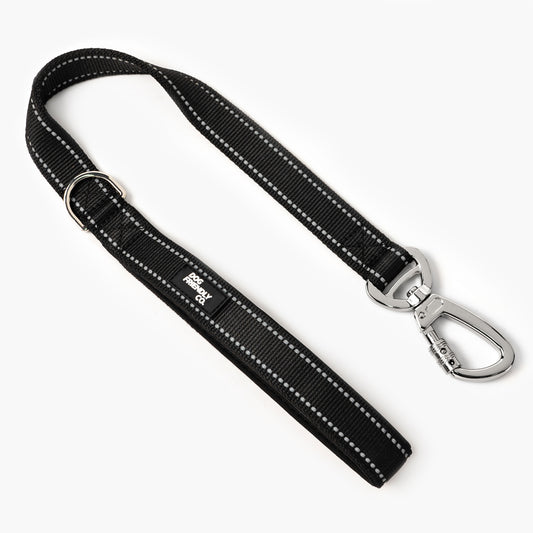 Short Trainer Dog Leash - Black