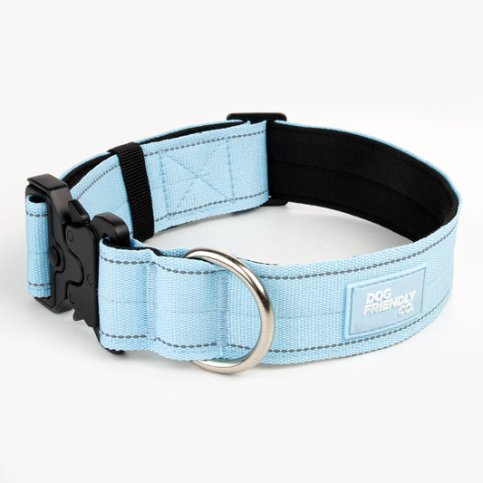 Tactical Dog Collar - Sky Blue