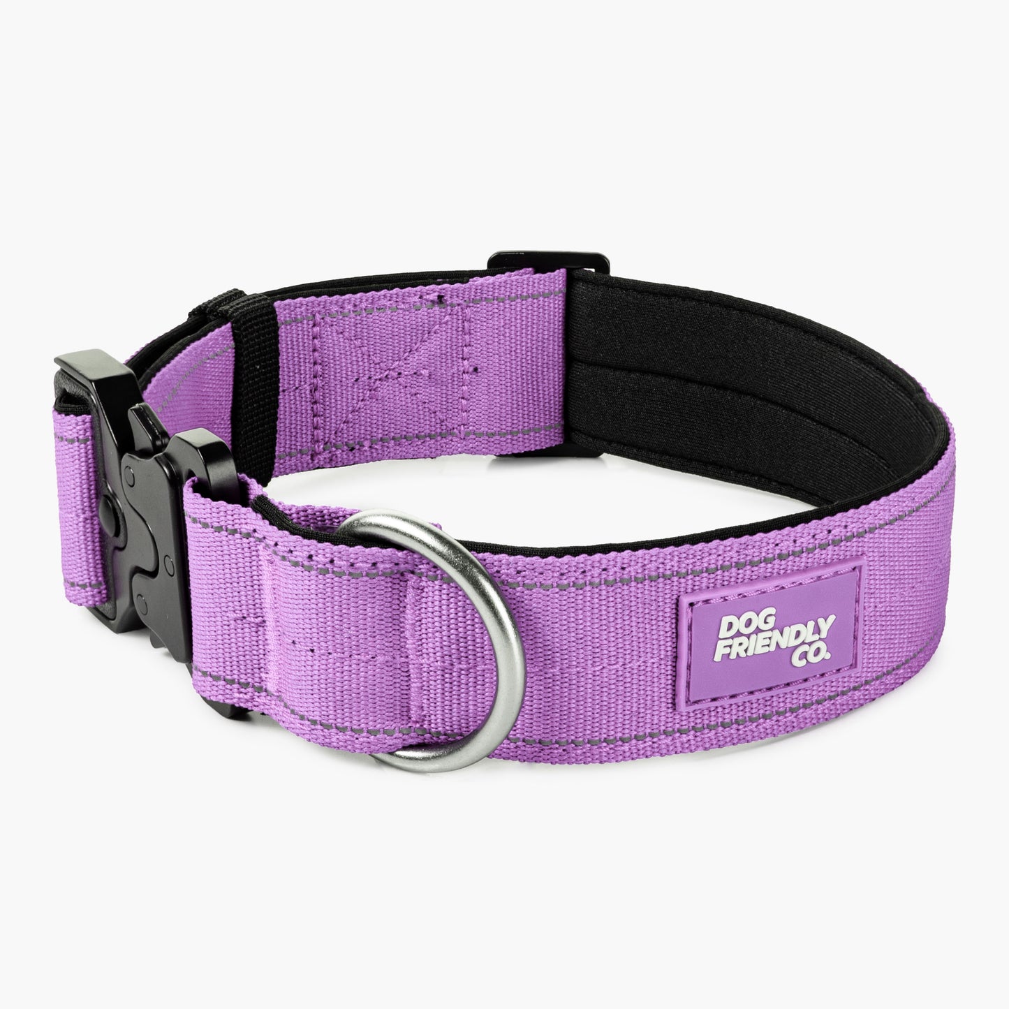 Tactical Dog Collar - Purple