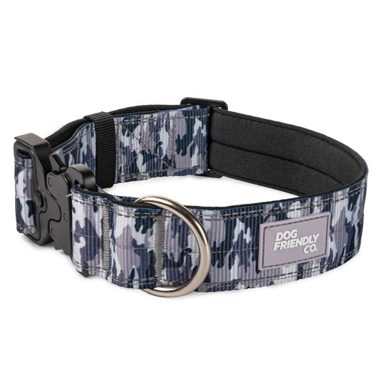 Tactical Dog Collar - Grey Camo